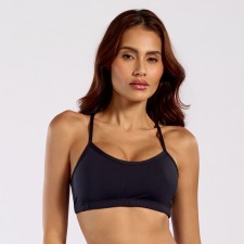 Top Basic Liso Poliéster Preto