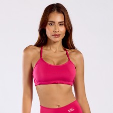 Top Basic Liso Poliéster Rosa