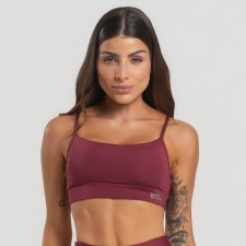 Top Básico Alça Fina Balance Marsala
