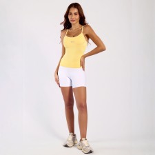Regata Basic Alça Fina Poliamida Yellow