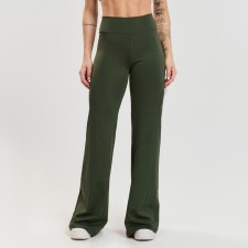Calça Wide Leg Balance Verde Militar